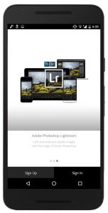 Lightroom per android