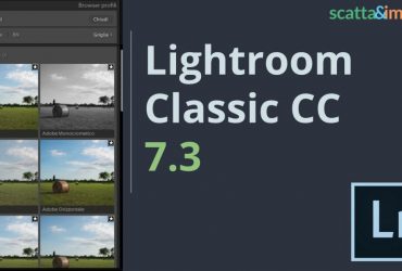 Aggiornamento di Lightroom Classic CC 7.3